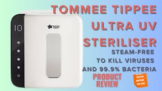 Tommee Tippee Ultra UV Steriliser Review A GameChanger for Baby Bottle Hygiene UVSteriliser [upl. by Vogel]