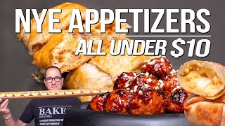 NYE PARTY APPETIZERS THAT WILL BLOW EVERYONE AWAY AND ALL UNDER 10  SAM THE COOKING GUY [upl. by Ahsieyk]