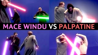 Mace Windu vs Palpatine  Test Footage  VFX Edit [upl. by Copp]