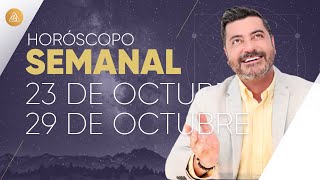 HORÓSCOPO semanal del 23 al 29 de Octubre Alfonso León Arquitecto de Sueños [upl. by Ahsonek]