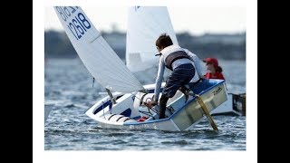 How to Sail an Optimist  Optimist Dinghy Sailing  Sailing Down wind in Strong Wind  Sailing [upl. by Oyam]