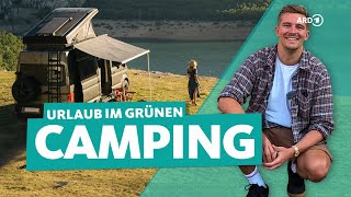 Camping Urlaub mit Wohnwagen Wohnmobil und LuxusGlamping am Strand  ARD Reisen [upl. by Inohs]