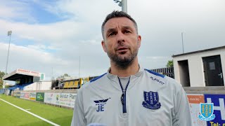 Post Match Interview I Jim Ervin I Dungannon Swifts 10 Ballymena United [upl. by Alarise748]