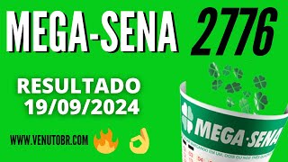 🍀 Resultado MegaSena 2776 [upl. by Adnav20]