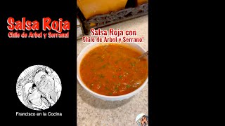 Salsa de Chile de Arbol [upl. by Noteek]