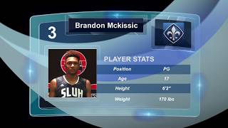 BRANDON MCKISSIC 2017  AAU HIGHLIGHT MIX [upl. by Raleigh157]