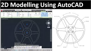 2D drawing using AutoCAD Drawing 2 [upl. by Annawahs]