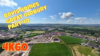 Great Oldbury Stonehouse in Gloucestershire new Bovis homes development part 40 28724 [upl. by Ahsemal]