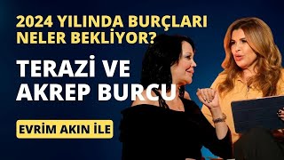 TERAZİ VE AKREP BURCU İÇİN 2024 NASIL GEÇECEK  Yükselenler nelere dikkat etmeli [upl. by Nnawtna]