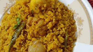 Asto Peyaj Rosun Alu diye vater chaler bhuna khichuri amp gorour mangsho [upl. by Malka354]