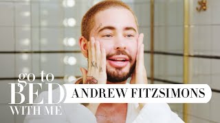 Andrew Fitzsimons Nighttime Skincare Routine  Go To Bed With Me  Harpers BAZAAR [upl. by Collin]