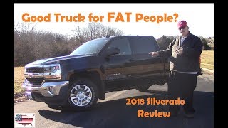 Good Truck for a Fat Person Chevrolet Silverado Review [upl. by Gromme]