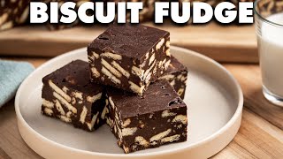 Marie Biscuits Fudge Recipe  South African Dessert [upl. by Nitsirt]