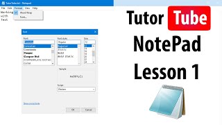 Notepad Tutorial  Lesson 1  Interface [upl. by Greenfield452]