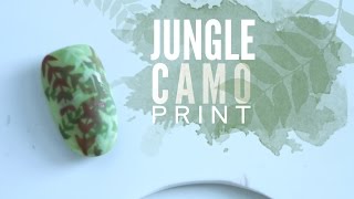 005 MIXOLOGY  Jungle Camo Print Nails [upl. by Aititil]