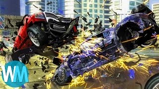 Top 10 Games With The Best Car Crashes [upl. by Wootan]