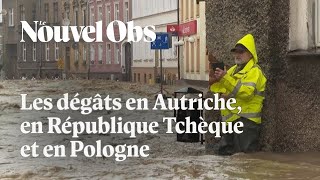 Tempête Boris  les images des premiers dégâts en Europe centrale et orientale [upl. by Hearn]