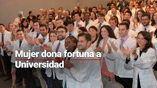 Con donación millonaria estudiantes de medicina podrán estudiar gratis en Nueva York [upl. by Sinnoda17]