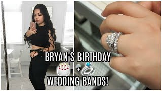 BRYANS BIRTHDAY  OUR WEDDING BANDS [upl. by Akimrej223]