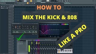 How To Sidechain the Kick and 808 Like A Pro  FL Studio [upl. by Thacker277]