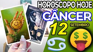 🤑 VOCÊ VAI GANHAR UM PRÊMIO 🤑 Câncer ♋ 12 Setembro 2024  Horoscopo do dia de hoje ♋ Tarot Câncer [upl. by Dippold]