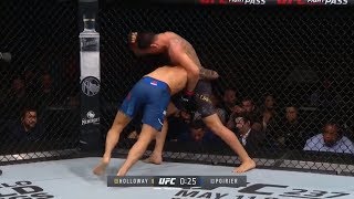 Dustin Poirier vs Max Holloway Highlights Full Fight Video UFC 236 [upl. by Ponzo]