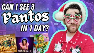 I tried to see 3 Pantomimes in 1 Day  my 2023 pantothon vlog [upl. by Eresed771]