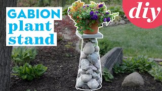 How to Build a Gabion Plant Stand  DIY Decorative Plant Stand  Better Homes amp Gardens [upl. by Anairda803]