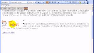 8 How to edit main page in osTicket [upl. by Lavro]