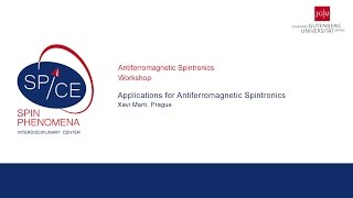 Talks  Antiferromagnetic Spintronics  Xavi Marti Prague [upl. by Ianej778]