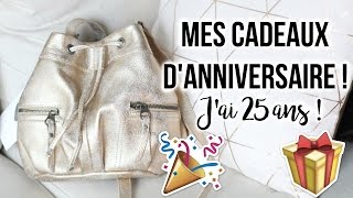 Mes Cadeaux dAnniversaire ● Spécial 25 ans ● Agathe Diary [upl. by Enirtak791]