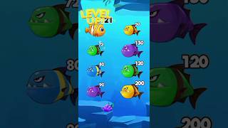 Fishdom new ads mini games  Big fish eat small fish part 1 shorts [upl. by Ennaegroeg]