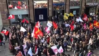 Manifestation contre la loi Travail à Strasbourg [upl. by Castera]