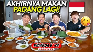 MUKBANG NASI PADANG SEMUA LAUK BARENG WASEDABOYS  INDONESIA TRIP 6 [upl. by Eanom]