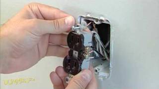 How to Replace a Standard Electrical Outlet For Dummies [upl. by Thorner]