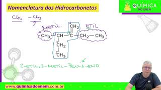 NOMENCLATURA DE CADEIAS RAMIFICADAS [upl. by Wind85]