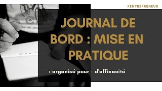 COMMENT FAIRE UN JOURNAL DE BORD [upl. by Amapuna]