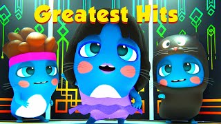 Dance the greatest hits for families with The Moonies  Clean versions of famous songs [upl. by Noyahs149]