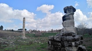 Temple of Artemis Selçuk İzmir Aegean Region Turkey Asia [upl. by Dotson838]