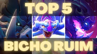 Top 5  BICHO RUIM  Dauntless [upl. by Neibart]