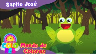 ¡Canciones de animalitos🎶  Sapito José🐸✨ Mundo de Colores🐦🎈 [upl. by Anrym]