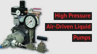 High Pressure AirDriven Liquid Pumps [upl. by Delaryd]