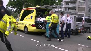 Ernstig ongeval motoragent Utrecht [upl. by Mehala235]