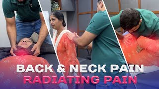 Neck amp Low Back Pain Relief Chirophysio Treatment for Radiating Pain [upl. by Anawik223]