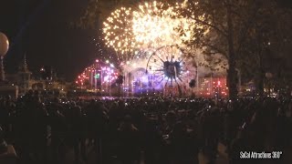 World of Color New Years Eve 2015 Fireworks  GoPro  Disneyland resort [upl. by Arymat991]