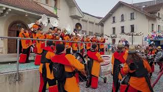 Les Bedzules Guggenmusik  Partenaire Particulier  Carnaval de Bussigny 2024 [upl. by Molahs762]