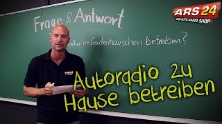 Autoradio zu Hause betreiben  Wie betreibe ich mein Autoradio an 230Volt ARS24 [upl. by Yelnikcm]