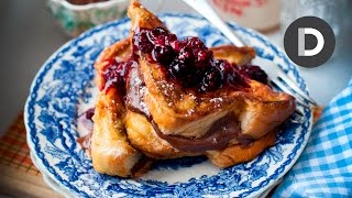 Nutella Stuffed Brioche French Toast ft Ben from SORTED Food [upl. by Annaeed]