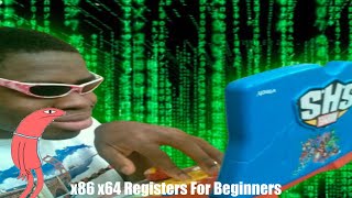 x86x64 Reverse Engineering Basics  Registers  Memory  Endianness [upl. by Layne873]