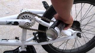 How To Oil A BMX Bike Chain [upl. by Aschim318]